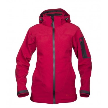 ANIMA Dámska softshellová bunda, červená