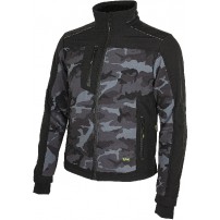 BENNON CAMOS JACKET BLACK/GREY Softshellová bunda