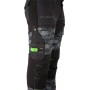 BENNON PREDATOR TROUSERS BLACK/GREY Pohodlné pánske strečové pracovné nohavice