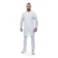 ARDON PEPE biely Jednorazový PP plášť