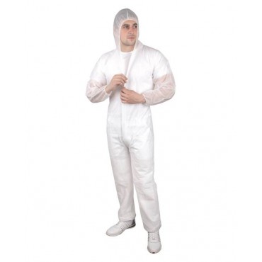 ARDON ANDREW biely Jednorazový PP overal