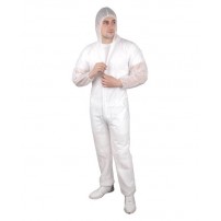 ARDON ANDREW biely Jednorazový PP overal