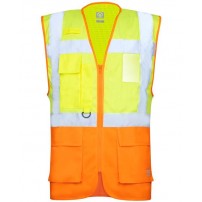 ARDON IGNAL žlto-oranžová Sieťovaná manažérska vesta