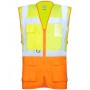 ARDON IGNAL žlto-oranžová Sieťovaná manažérska vesta