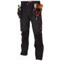 BENNON EREBOS TROUSERS BLACK Pánske strečové pracovné nohavice