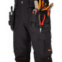 BENNON EREBOS TROUSERS BLACK Pánske strečové pracovné nohavice