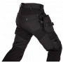 BENNON EREBOS TROUSERS BLACK Pánske strečové pracovné nohavice