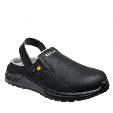 BENNON BLACK SB ESD SLIPPER Pracovná obuv s otvorenou pätou