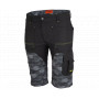 BENNON PREDATOR SHORTS BLACK/GREY Pohodlné pánske strečové pracovné kraťasy