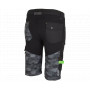 BENNON PREDATOR SHORTS BLACK/GREY Pohodlné pánske strečové pracovné kraťasy