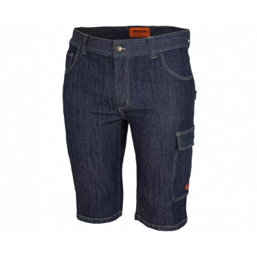 BENNON ICARUS SHORTS BLUE Pohodlné pracovné džínsové kraťasy