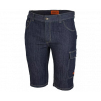 BENNON ICARUS SHORTS BLUE Pohodlné pracovné džínsové kraťasy