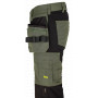 BENNON EREBOS TROUSERS GREEN/BLACK Pánske strečové pracovné nohavice