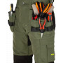 BENNON EREBOS TROUSERS GREEN/BLACK Pánske strečové pracovné nohavice