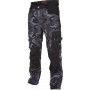 BENNON CAMOS TROUSERS BLACK/GREY Pružné, pracovné softshellové nohavice