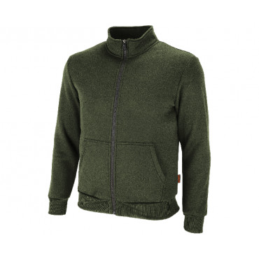BENNON ADAMOS SWEATSHIRT GREEN Priedušná mikina na zips