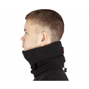 BENNON POLAROS NECKWARMER BLACK Fleecový nákrčník