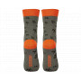 BENNON BENNONKY TREK SOCKS GREEN/ORANGE Veselé ponožky