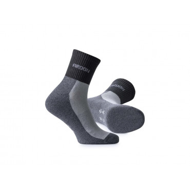 ARDON GREY Šedé športové ponožky