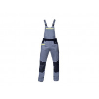 Nohavice s náprsenkou ARDON 4Xstretch sivá H6098