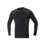 ARDON LYTANIX čierno-zelená Funkčné tričko s dlhým rukávom