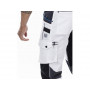 Nohavice s náprsenkou ARDON 4Xstretch biele H6602