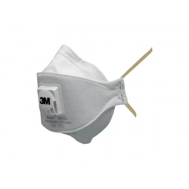 3M 9312 Filtračná polomaska, skladacia, výdychový ventilček