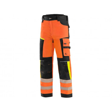 CXS BENSON Pánske výstražné nohavice, oranžové