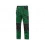 CXS ORION TEODOR Pánske montérkové nohavice, zeleno-čierne