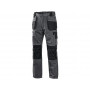 CXS ORION TEODOR PLUS Pánske montérkové nohavice, šedo-čierne