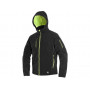 CXS DURHAM Pánska, softshell bunda, čierno-žltá