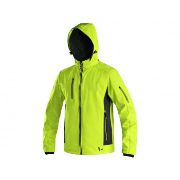 CXS DURHAM Pánska, softshell bunda, žlto-čierna