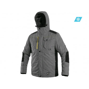 CXS BALTIMORE Pánska zateplená bunda, šedo-čierna