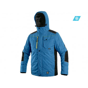 CXS BALTIMORE Pánska zateplená bunda, stredne modrá-čierna