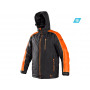 CXS BRIGHTON Zateplená bunda, čierno-oranžová