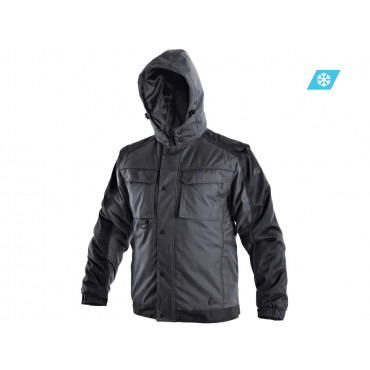 CXS IRVINE Zateplená bunda 2v1, šedo-čierna