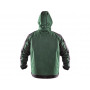 CXS IRVINE Zateplená bunda 2v1, zeleno-čierna