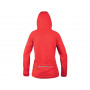 CXS AUGUSTA Dámska ultraľahká bunda s kapucňou, koralová