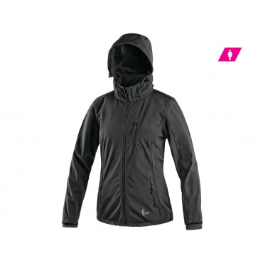CXS DIGBY Dámska softshellová bunda, čierna