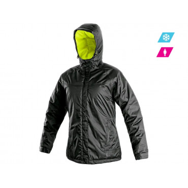 CXS KENOVA Dámska zateplená bunda, čierno-žltá