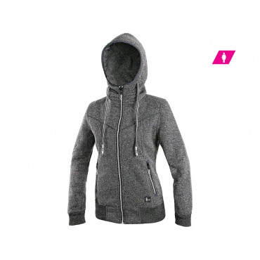 CXS POMONA Dámska bunda z pleteniny, šedá