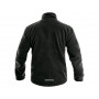 CXS OTAWA Fleecová bunda na zips, čierna