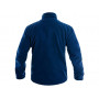 CXS OTAWA Fleecová bunda na zips, modrá