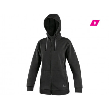 CXS HARRIET Dámska mikina na zips, čierna