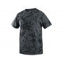 CXS MERLIN Pánske tričko s krátkym rukávom, tmavo šedé