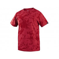 CXS MERLIN Pánske tričko s krátkym rukávom, červené