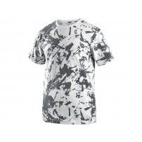 CXS MERLIN Pánske tričko s krátkym rukávom, bielo šedé