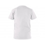 CXS NOLAN Pánske tričko s krátkym rukávom, biele