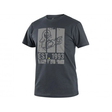 CXS WILDER Pánske tričko s krátkym rukávom, tmavo šedá