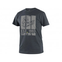 CXS WILDER Pánske tričko s krátkym rukávom, tmavo šedá